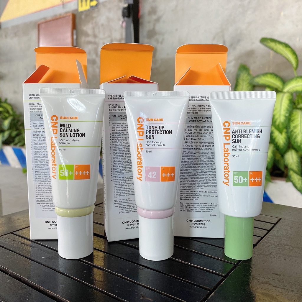 Tuýp kem chống nắng CNP Laboratory Sun Care 50ml - Hàng chính hãng công ty LGVina tem HiddenTag