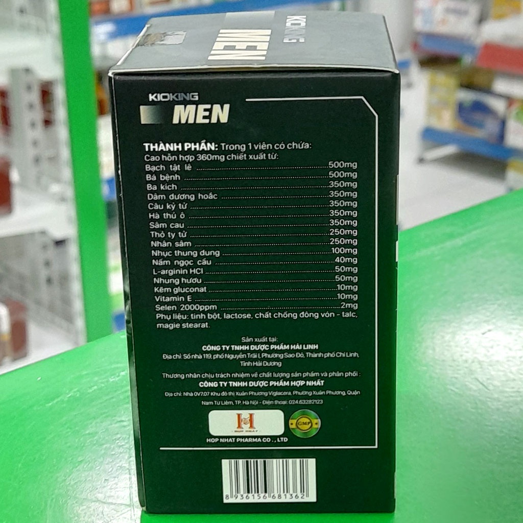 Kioking Men - Hỗ trợ tăng cường sinh lực và khả năng sinh lý ở nam giới (30 viên)