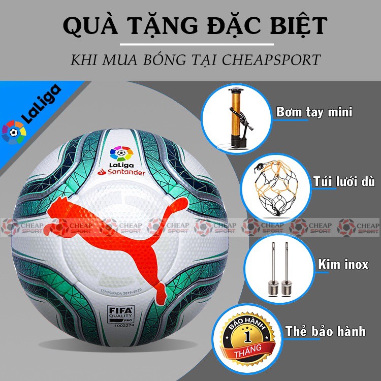 Quả Bóng Đá LALIGA 2019/2020 Size Số 5 Da PU Tiêu Chuẩn Thi Đấu (Bóng đúc cao cấp)