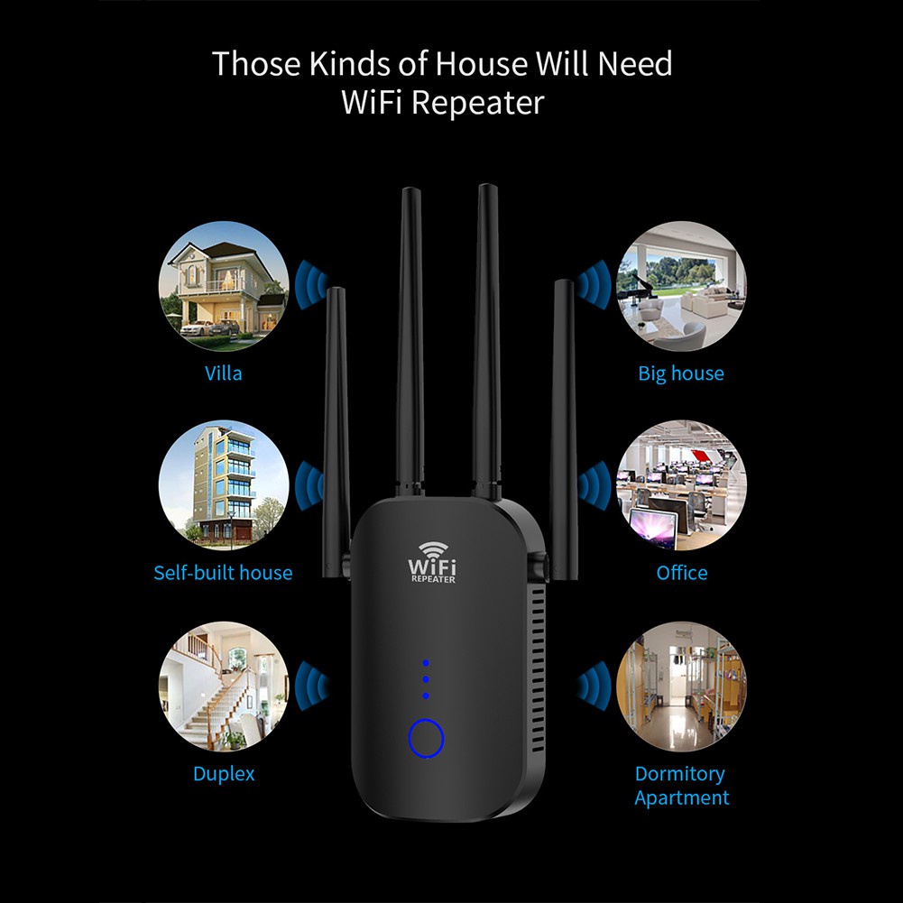 Thiết Bị Mở Rộng Wifi Wr758 1200mbps 2.4 / 5ghz 802.11ac | BigBuy360 - bigbuy360.vn
