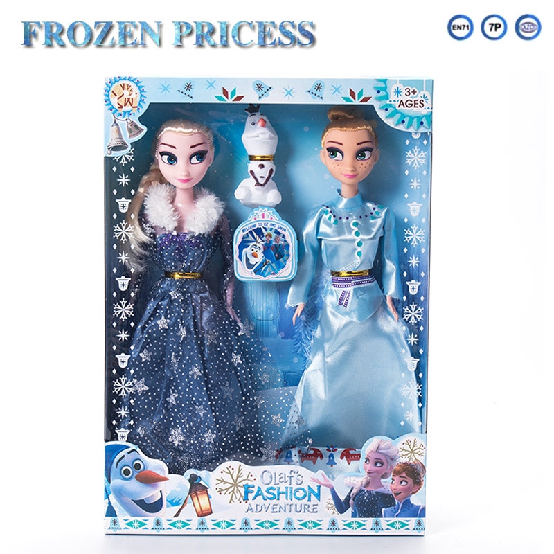 Set 3 Mô Hình Nhân Vật Phim Frozen &amp; Anna 12