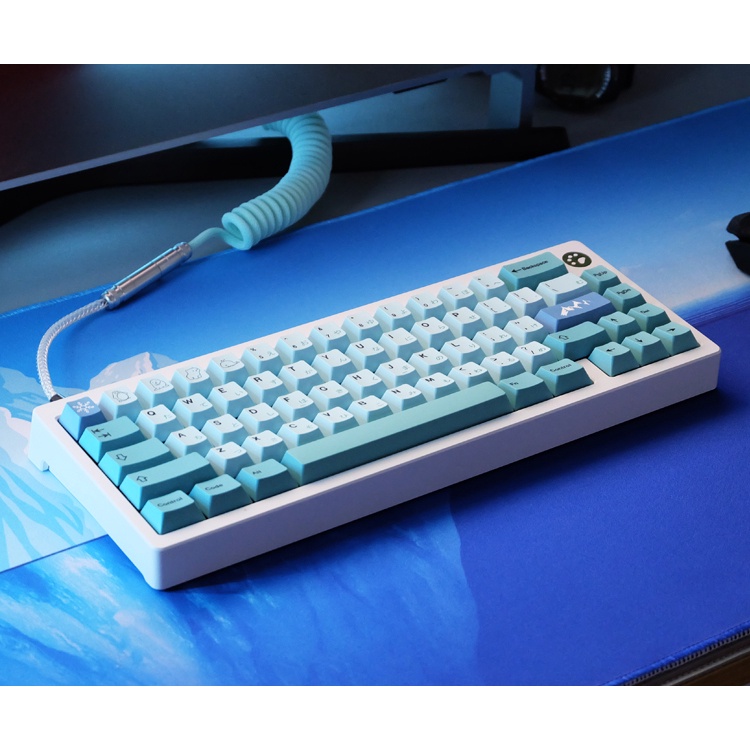 Bộ 142 Phím GMK Iceberg PBT Phong Cách Nhật Bản Cho Bàn Phím Cơ 61 64 84 108