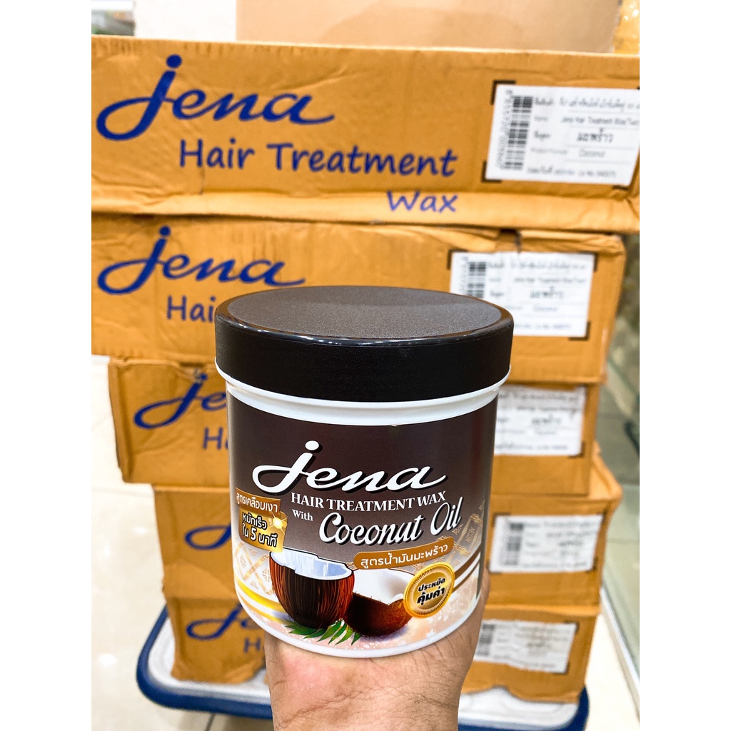 Kem Ủ Tóc Dầu Dừa Và Bơ Jena Hair Treatment Wax Thái Lan 500ml