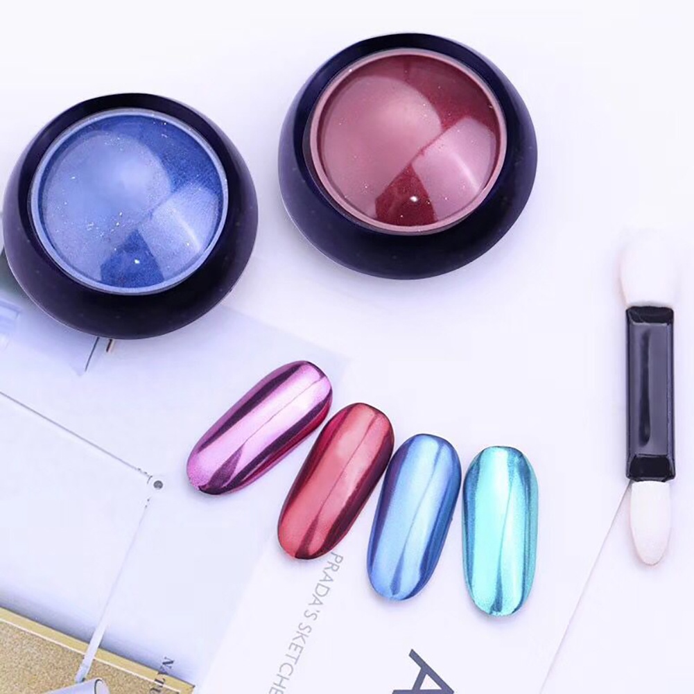 Bột Tráng Gương Siêu Mỏng 2ml Dùng Để Trang Trí Móng Nghệ Thuật