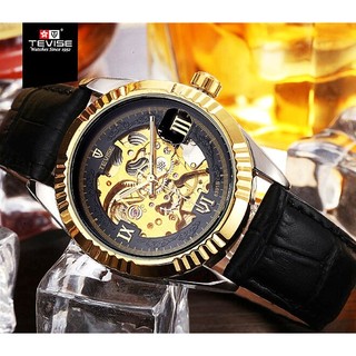 Đồng hồ nam cơ automatic Tevise 83KCN91B - dây da