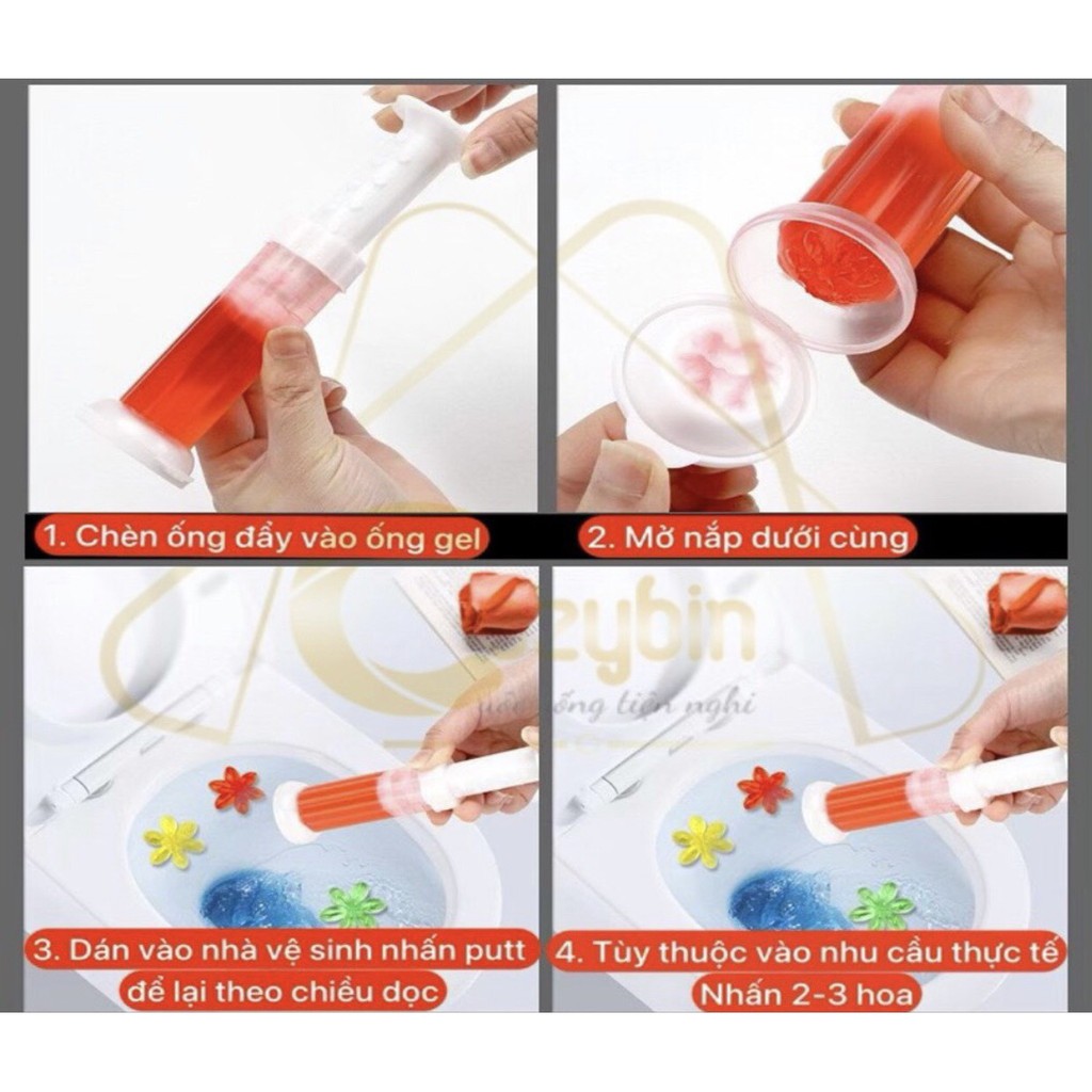 Gel Thơm Khử Trùng, Khử Mùi, Diệt Khuẩn Toilet Thông Minh Với 5 Loại Hương Thơm Dễ Chịu Cho Nhà Vệ Sinh