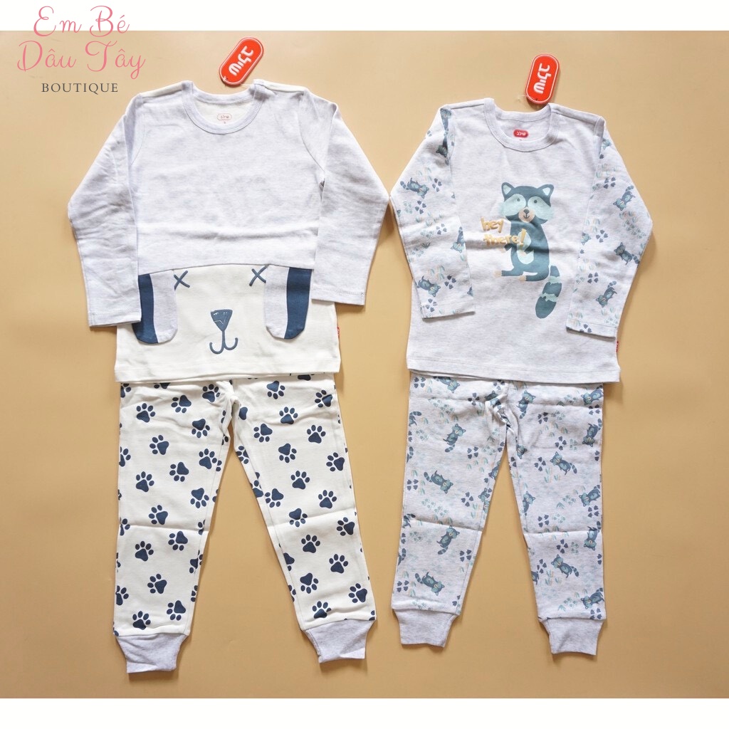 Bộ ngủ bé trai bé gái mẫu giáo thun cotton 2-5 tuổi (13-20kg) Shilav xuất dư xịn. Bộ dài mặc nhà, đồ ngủ chất mềm mại