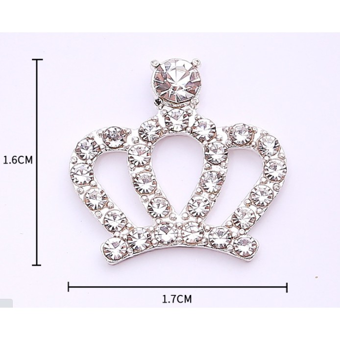 D33 - 10 Center đá vương miện làm phụ kiện handmade