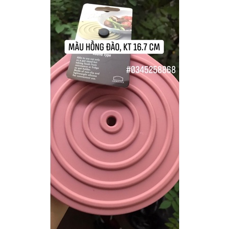 Miếng lót nồi nhấc nồi Lock&amp;Lock bằng silicone chịu được nhiệt độ cao 200 độ C màu Pastel