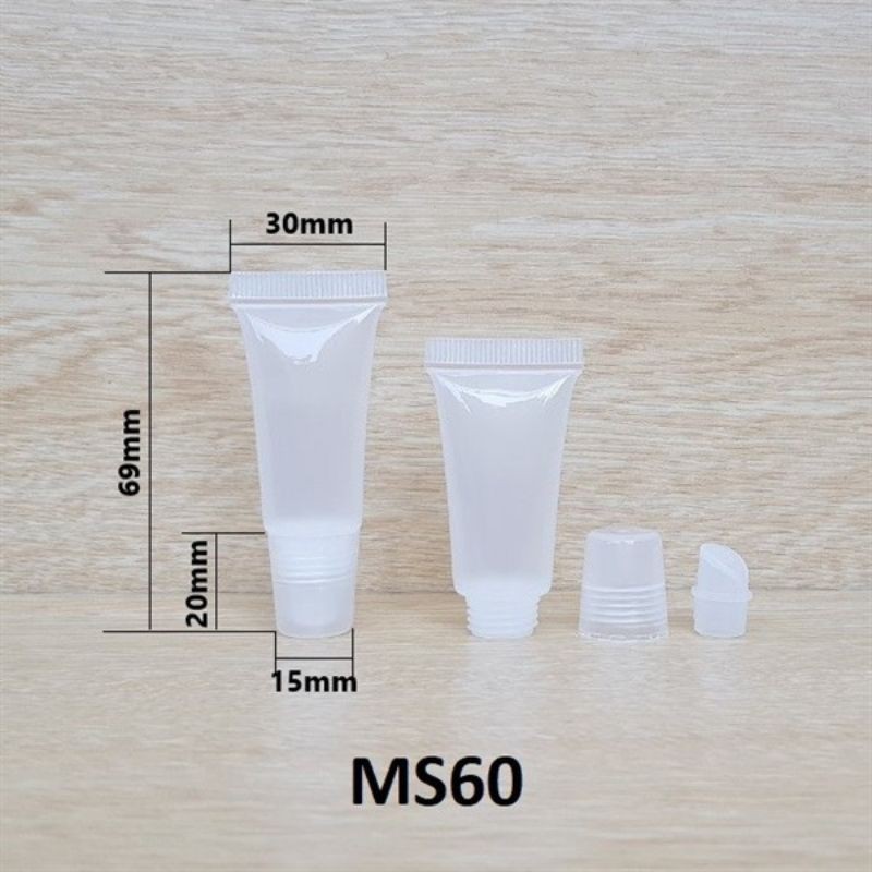 Tuýp (tube) nhựa Lip balm 8ml/15ml chiết mỹ phẩm