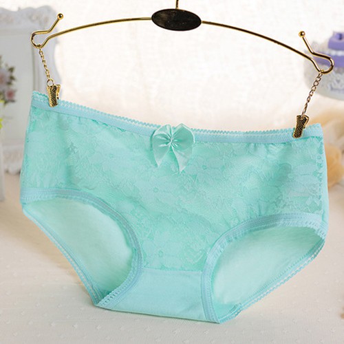 COMBO 10 quần Quần lót nữ cotton phối nơ xinh siêu quyến rũ dưới 55kg | BigBuy360 - bigbuy360.vn