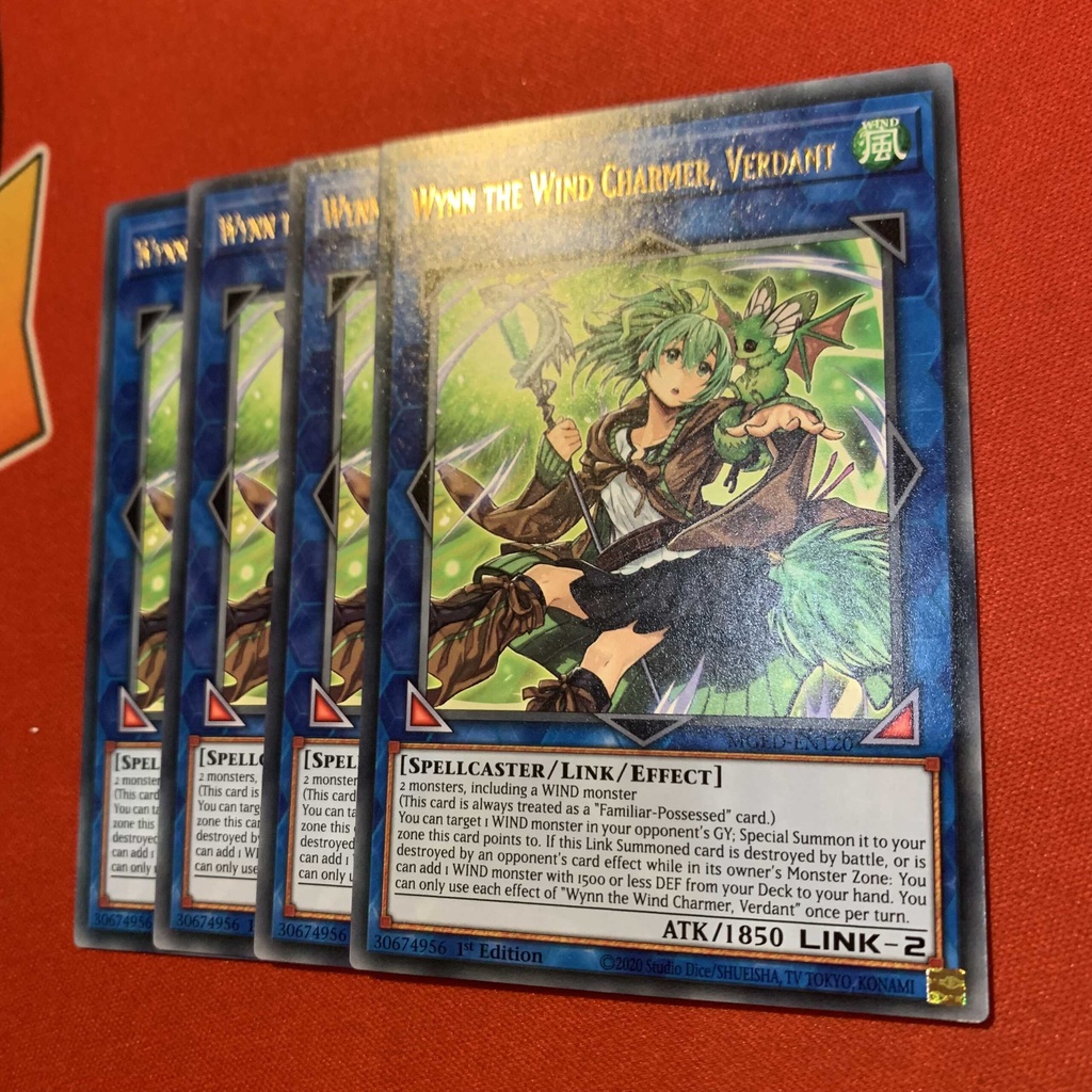 EN]Thẻ Bài Yugioh Chính Hãng] Wynn The Wind Charmer, Verdant