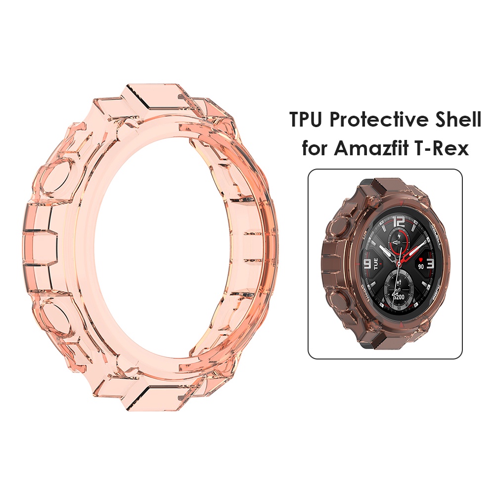 Ốp Bảo Vệ Bằng TPU Mềm Cho Đồng Hồ Thông Minh Xiaomi Amazfit T-Rex A1918 Huami Amazfit Trex Pro Edge