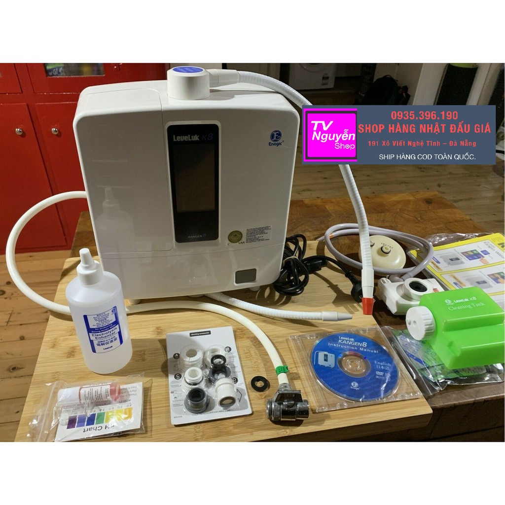 Kangen K8 - 78 TRIỆU Leveluk K8 lọc nước Enagic điện giải, ion kiềm  hàng Nhật mới 100%.