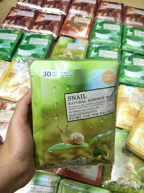 Mặt nạ MASK 3D FOODAHOLIC 10 miếng