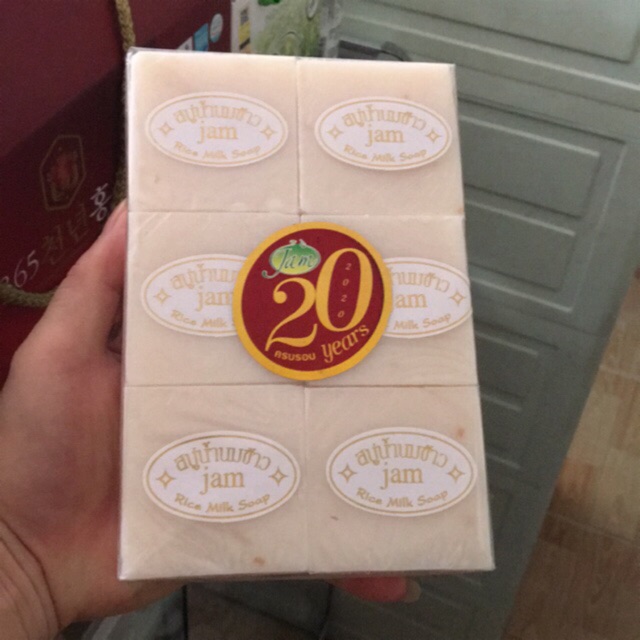 Xà phòng jam rice milk soap Thái Lan