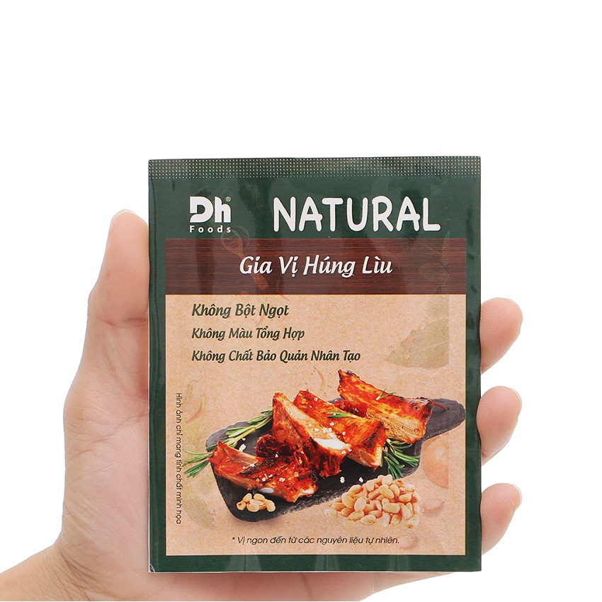 (COMBO 5 GÓI) NATURAL Gia Vị Húng Lìu 10gr Gia vị này có mùi thơm nhẹ, cùng hương vị đặc trưng