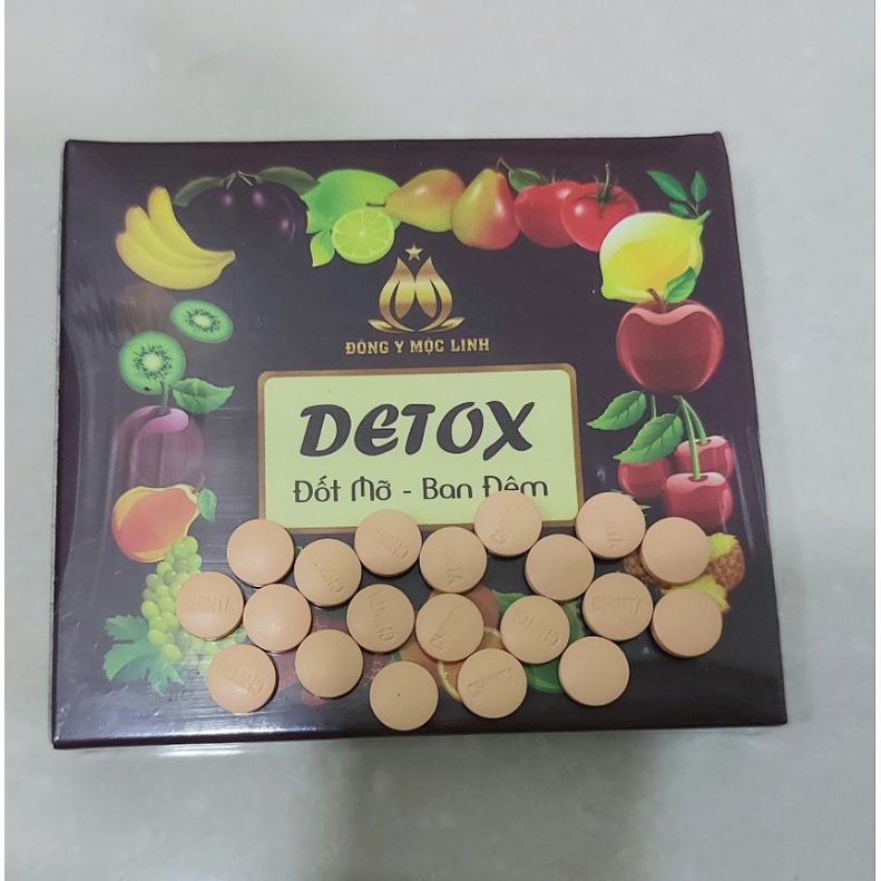 20 viên Detox Mộc Linh X3  ban đêm chính hãng 100%