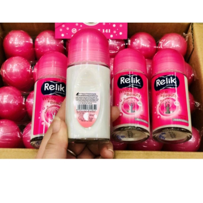 Lăn Ngăn Mùi Relik Trắng Da Mờ Thâm 25ml - 50ml