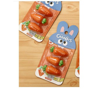 Gôm cà rốt ( vỉ 3 cái)