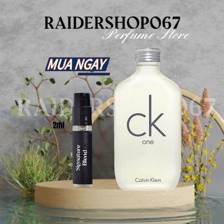 Nước hoa CK ONE EDT 10ml Siêu Thơm Unisex Chuẩn Auth ®️