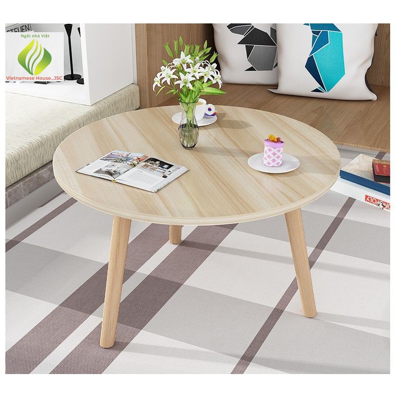 Bàn tròn Sofa - Bàn trà - Cafe - chân tần bì - Vietnamese House - MSP013 - Cao (28cm và 58cm) | BigBuy360 - bigbuy360.vn