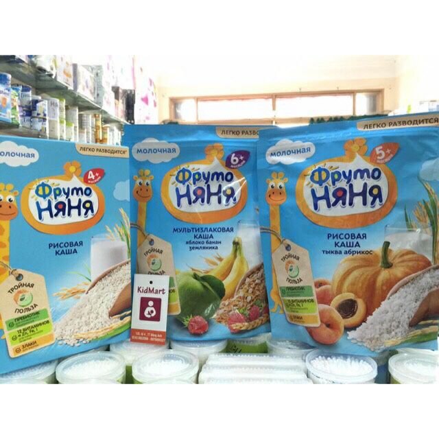 Bột ăn liền fruto Nga date 2019
