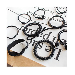 #3 [Scrunchies] Set 9 dây buộc tóc Hàn Quốc dễ thương