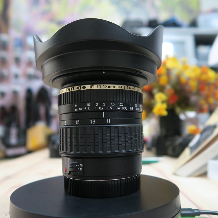 Ống kính Tamron 11-18 f4.5-5.6 siêu rộng như mới cho máy Canon dòng Crop và fullframe (14-18)