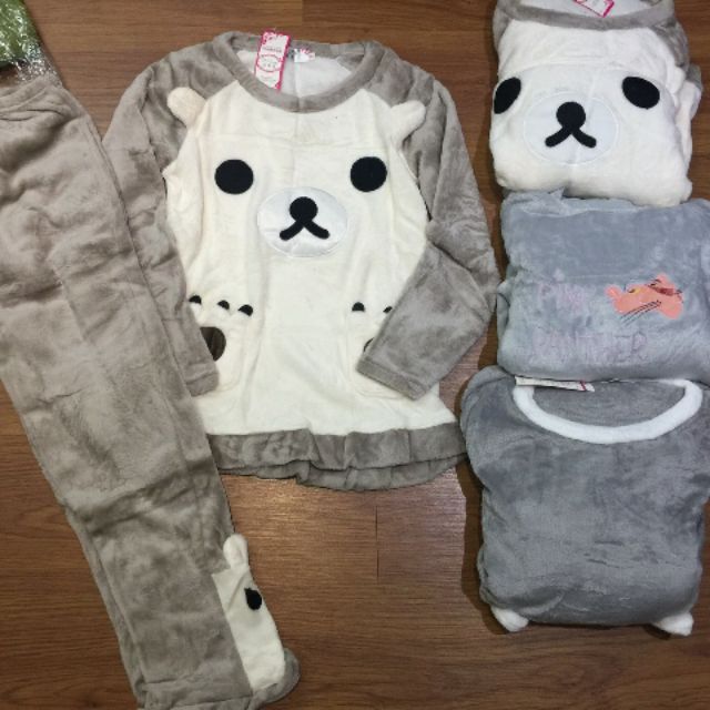 Bộ gấu lông mềm nhiều màu