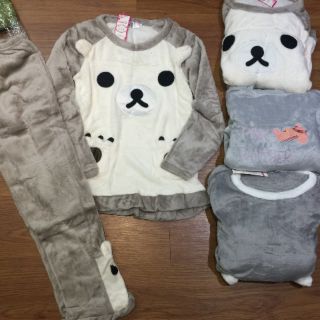 Bộ gấu lông mềm nhiều màu