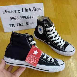 Giày Conver cao cổ đen Nam - Nữ