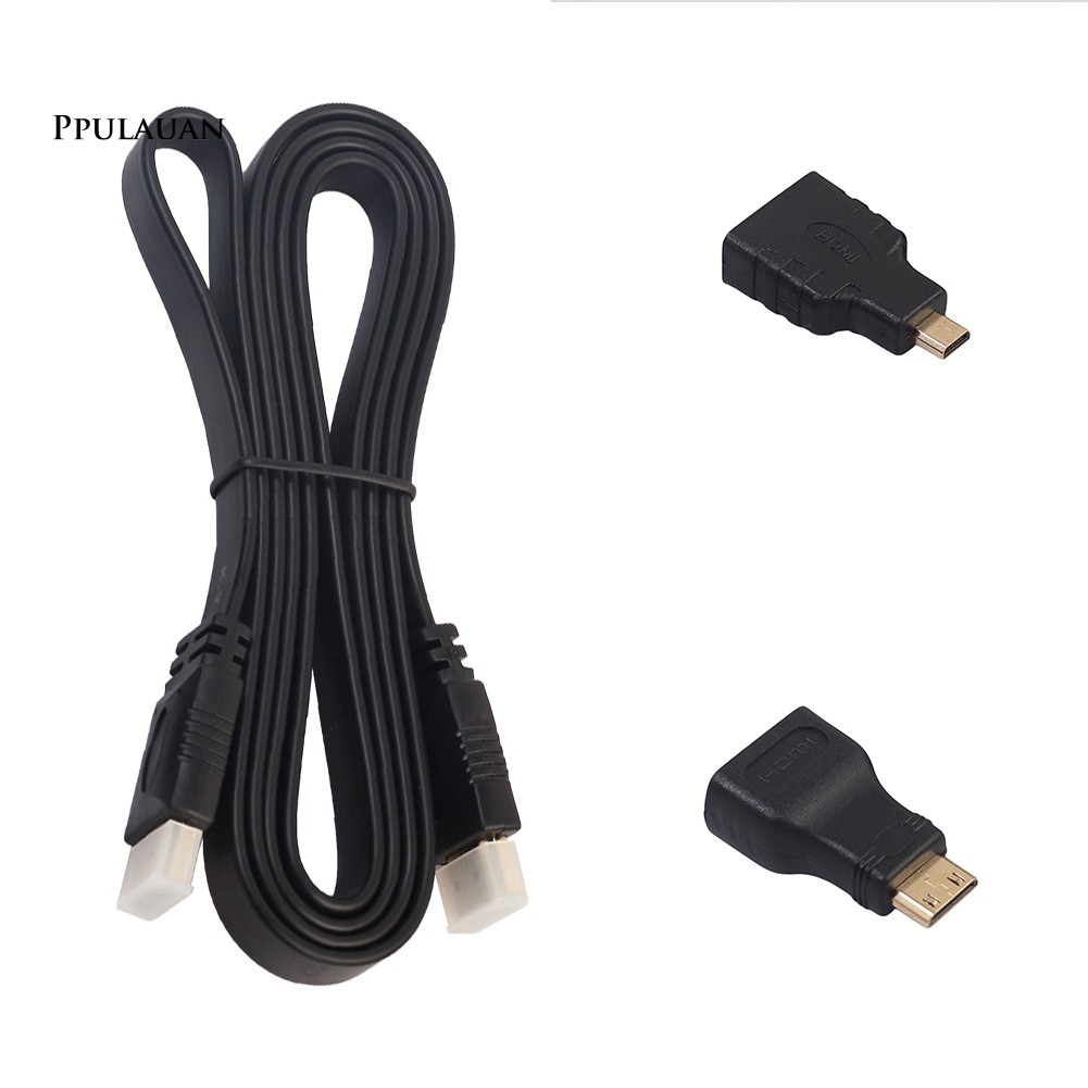 PPLA 1.5M 1080P HD Cable HDMI to Mini Micro Adaptor Kit Set for Android Tablet PC TV