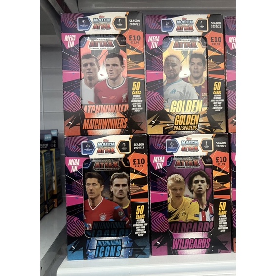 Hộp Thẻ Lớn  Match Attax Champions League Mùa 20/21