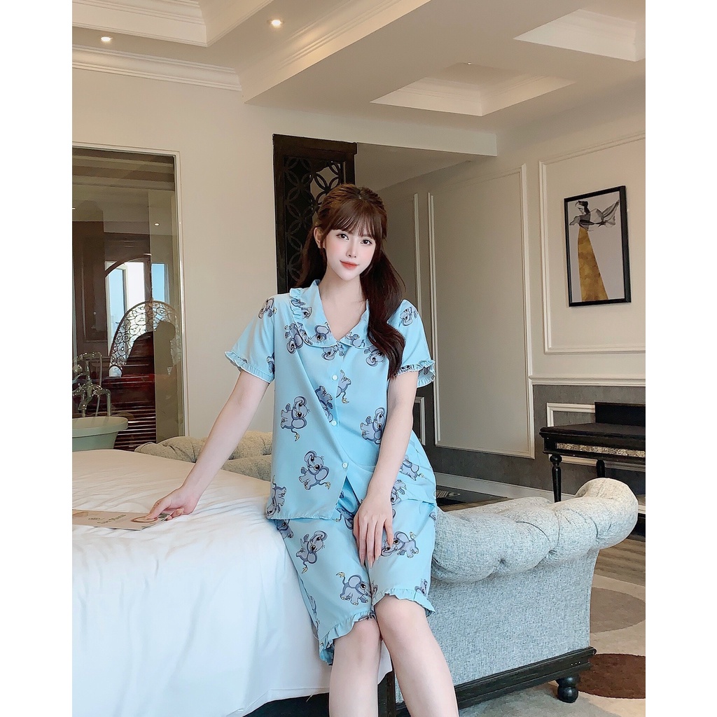 [3 size 46-70kg] Đồ bộ LỤA LỬNG BÉ VOI TIỂU THƯ MỀM MỊN DỄ THƯƠNG thời trang