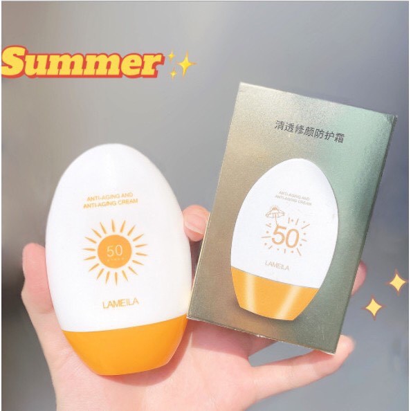 [RẺ VÔ ĐỊCH] Kem chống nắng trắng da Lameila 50ml SPF50++