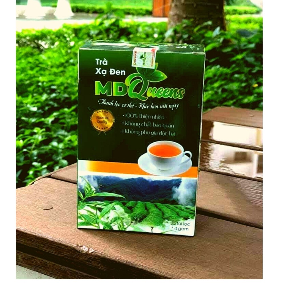 Trà xạ đen MD Queens 100% thảo dược thiên nhiên giúp ổn định huyết áp, hạ mỡ máu, men gan, thanh lọc cơ thể | BigBuy360 - bigbuy360.vn
