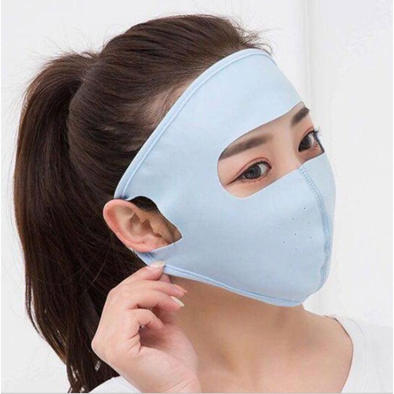 【Giao Hàng Nhanh】Khẩu trang trùm mặt vải Ninja Mask trùm kín mặt