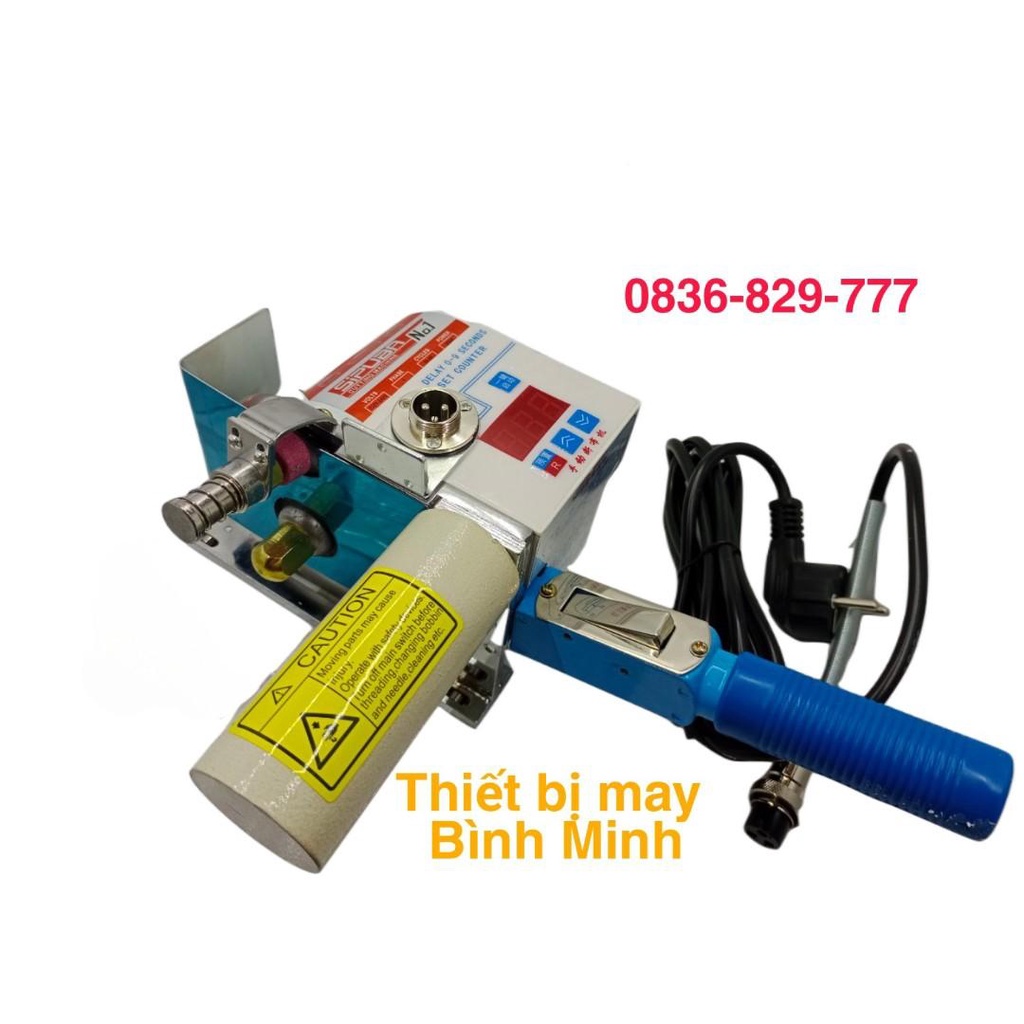 Đầu máy cắt vải đầu bàn SIPUBA  Chỉ bao gồm đầu máy cắt và dây nguồn KHÔNG BAO GỒM THANH RAY, CHÂN RAY