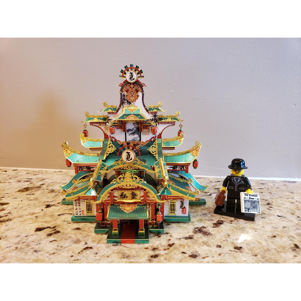 Đồ Chơi Lắp Ráp Mô Hình 3D Bằng Kim Loại Piececool Trường Tư Thục