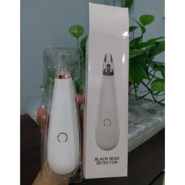 Máy Hút Mụn Đầu Đen Comedo Cầm Tay Mini Siêu Mạnh (kèm 4 đầu)