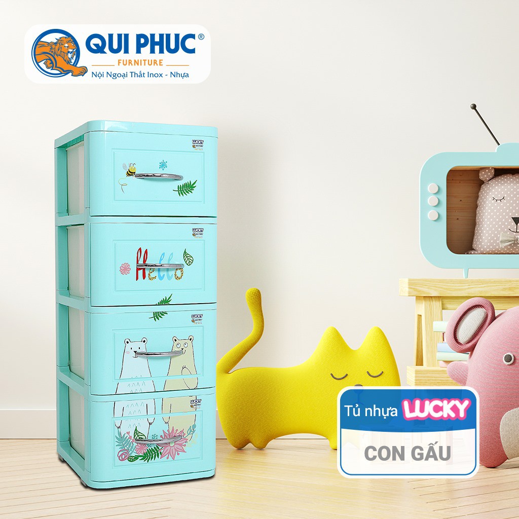 Tủ nhựa LucKy Quy Phúc 3 TẦNG- 4 TẦNG- 5 TẦNG
