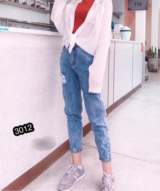 ⚡️Quần Baggy Jeans Rách 3012