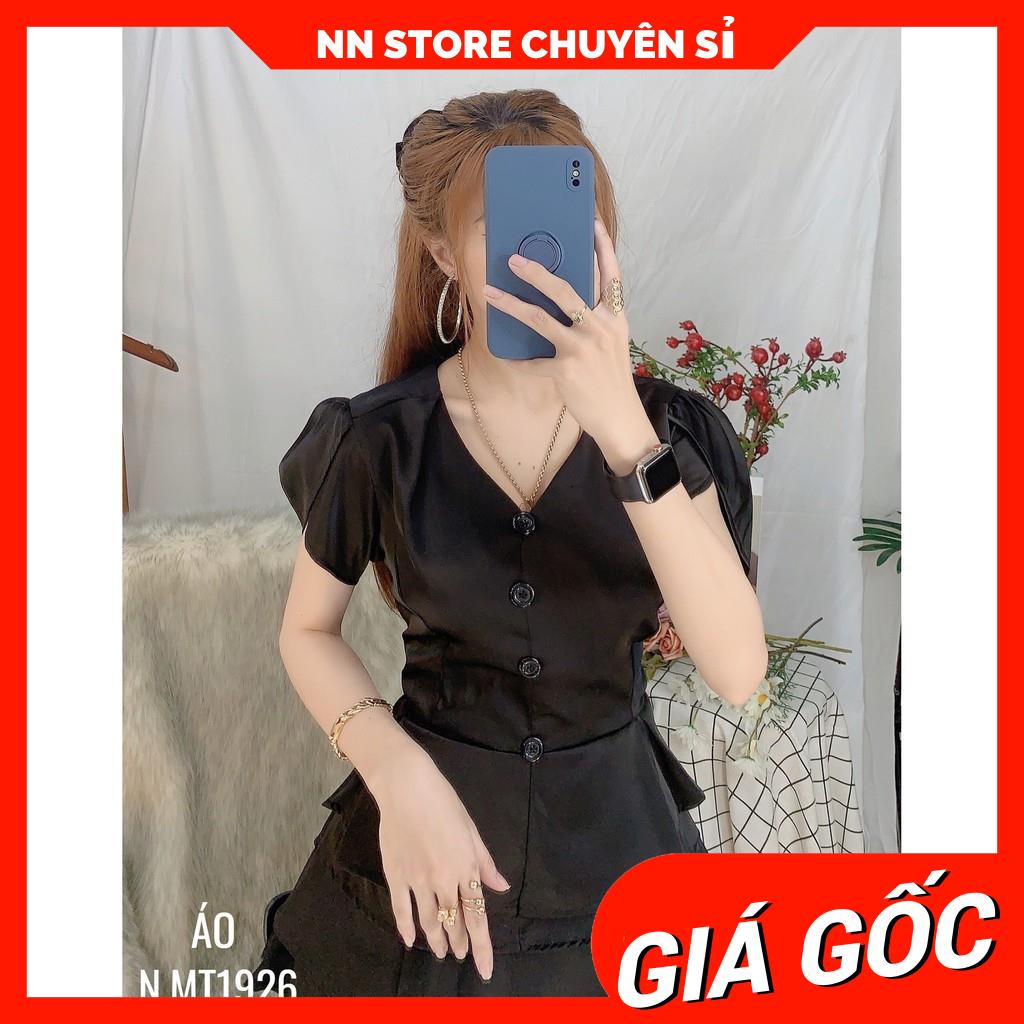 Áo kiểu nữ chất vải MT siêu mềm mịn phối kiểu nơ nhiều màu dễ thương 🛑 Áo kiểu đơn giản TP106