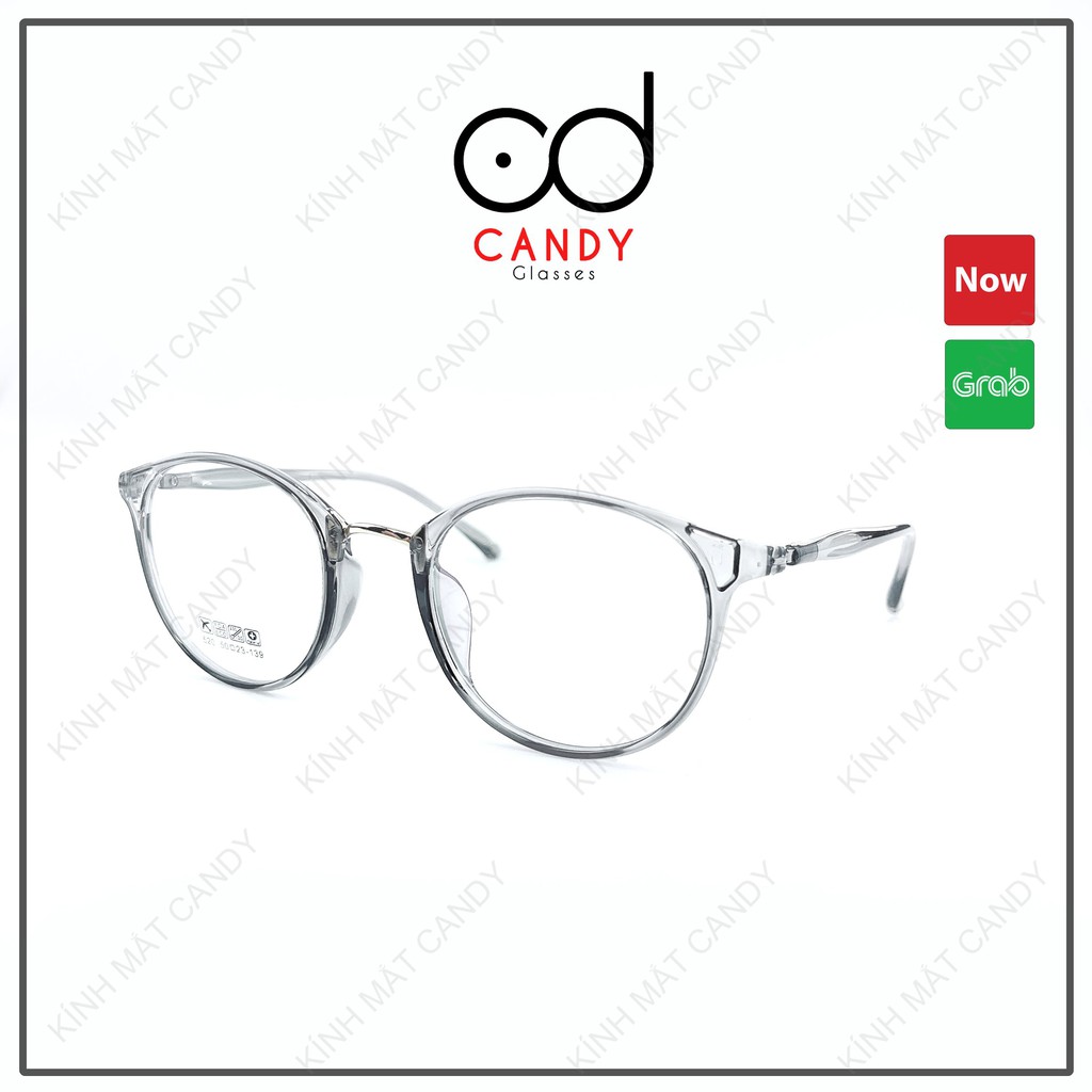 Gọng kính cận tròn 520, nhựa dẻo cho cả nam và nữ - Tiệm kính Candy