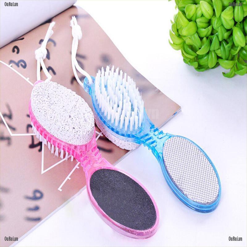 (Hàng Mới Về) Miếng Xốp Chà Chân 4 Trong 1