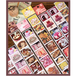 Sticker bánh kem vintage [ Tặng kèm quà với hóa đơn trên 50k ]