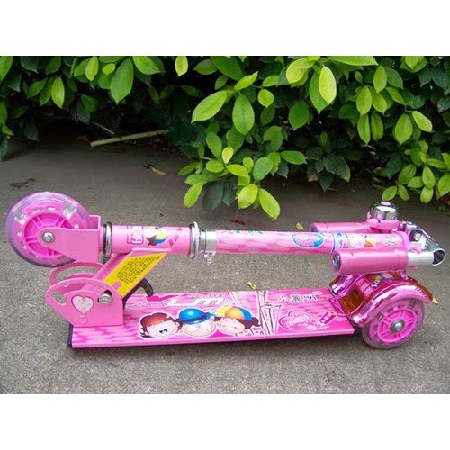 Xe trượt SCOOTER  bánh phát sáng bằng sắt, nhựa cho bé yêu năng động, sáng tạo - BAOPHONG8668