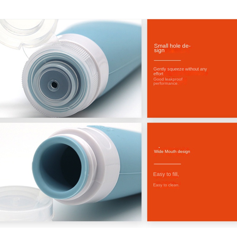 Chai Silicone Đựng Dầu Gội/Sữa Tắm/Xà Phòng Tiện Dụng