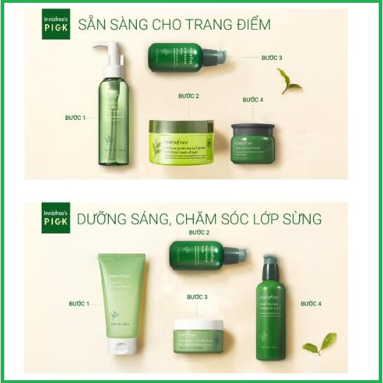 Kem duong da mặt Innisfree Green Tea Balancing Cream EX 50ml kem dưỡng ẩm cho da khô, da mụn, phục hồi tái tạo làn da. | BigBuy360 - bigbuy360.vn